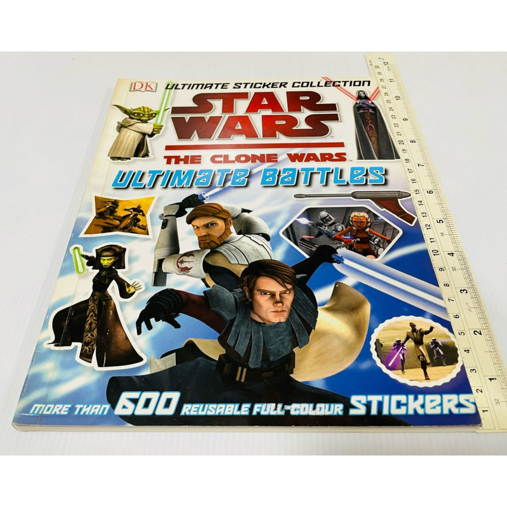 ตำหนิปก ด้านในสภาพดี สติกเกอร์ครบ หนังสือสติกเกอร์ Star Wars: The Clone ...
