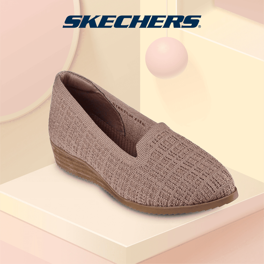 卓　し Skechers สเก็ตเชอร์ส รองเท้าผู้หญิง Women Modern Comfort Cleo