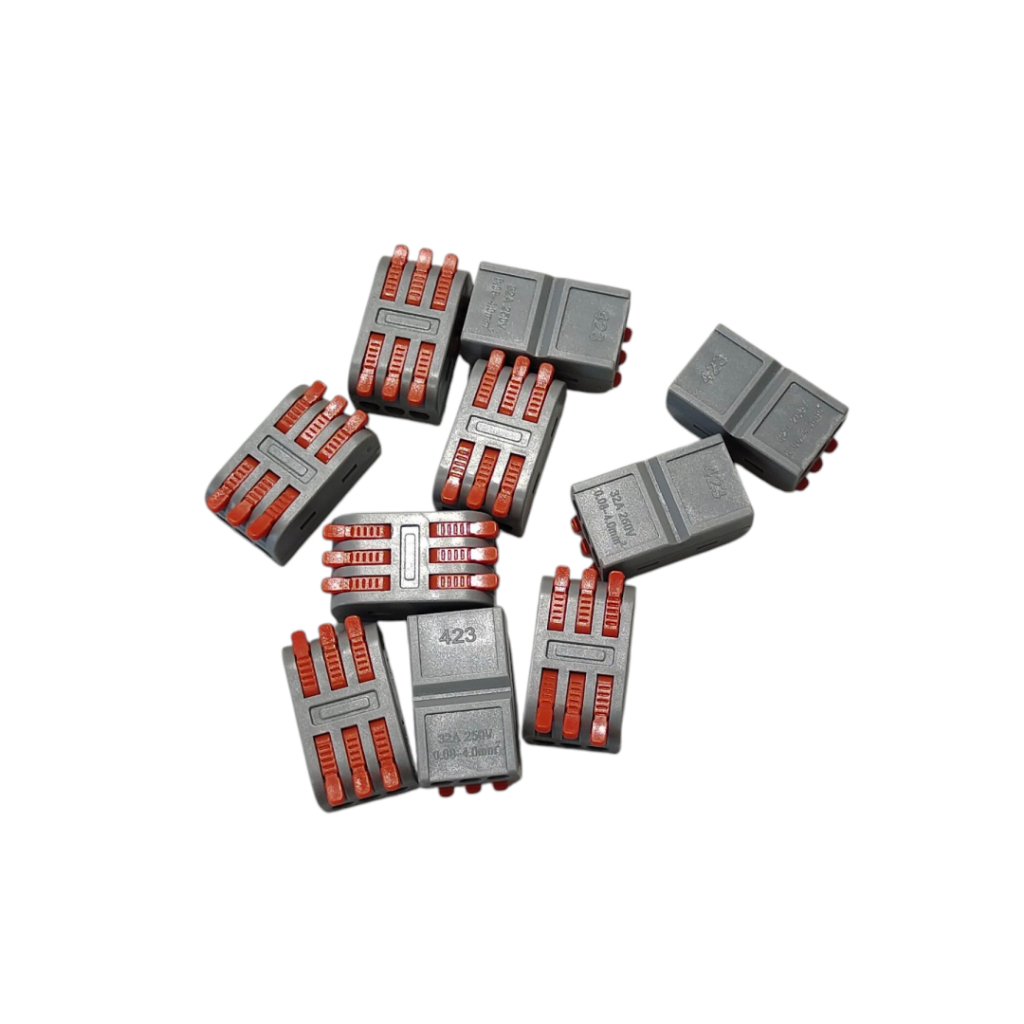 TERMINAL BLOCKS PCT-222 PCT-223 PCT-224 เทอร์มินอลแบบกดล็อก 2โพ 3โพ 4โพ ...