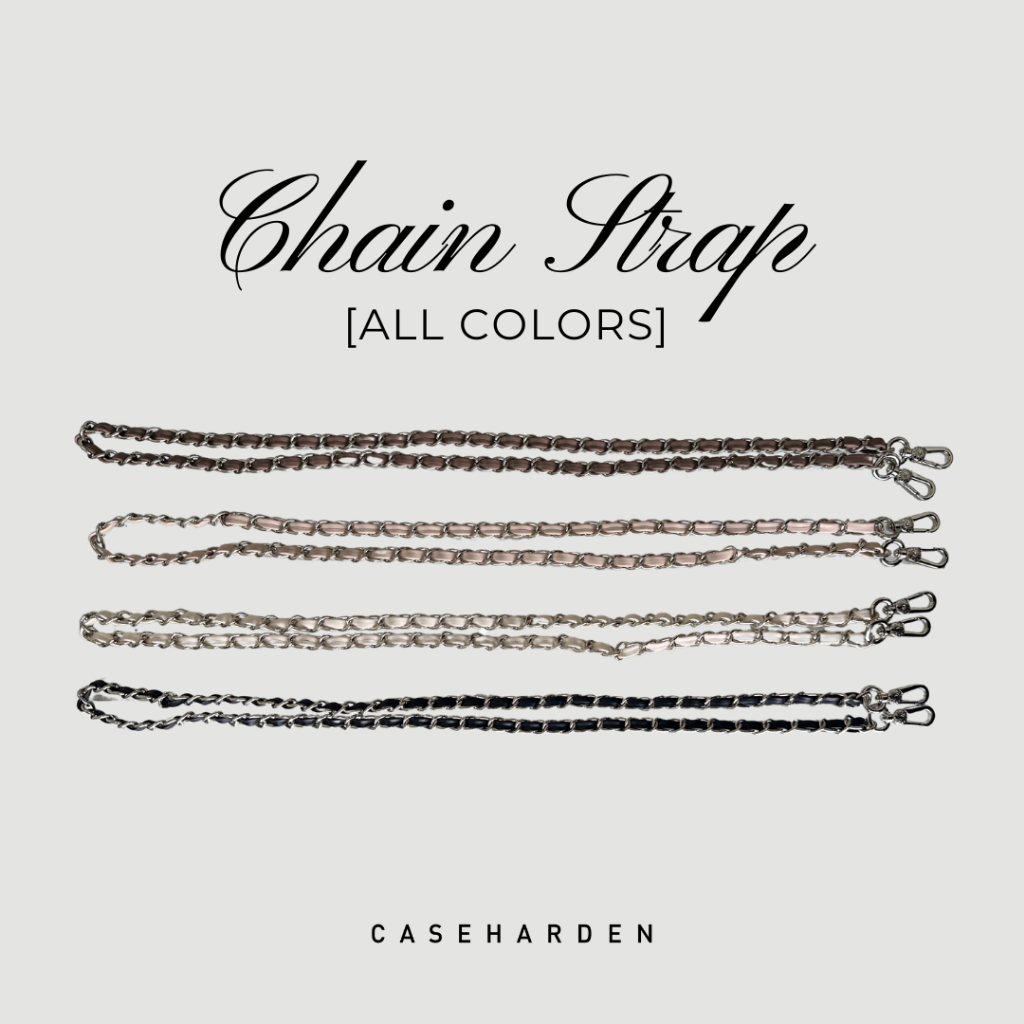 [มีส่งทันที] Caseharden Chain Straps สายกระเป๋าสะพายแบบโซ่พันหนัง ความ ...
