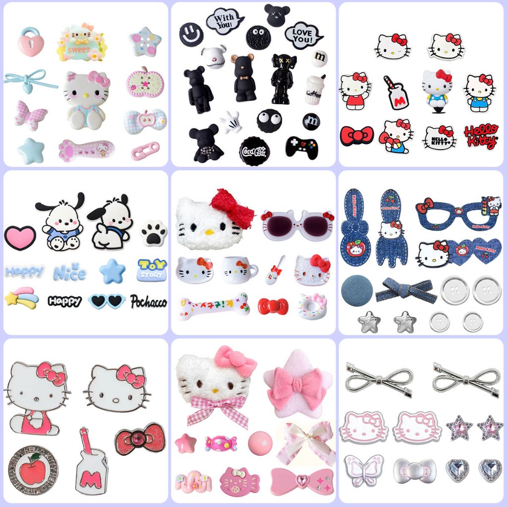 อุปกรณ์เสริมรองเท้า DIY น่ารัก การ์ตูน