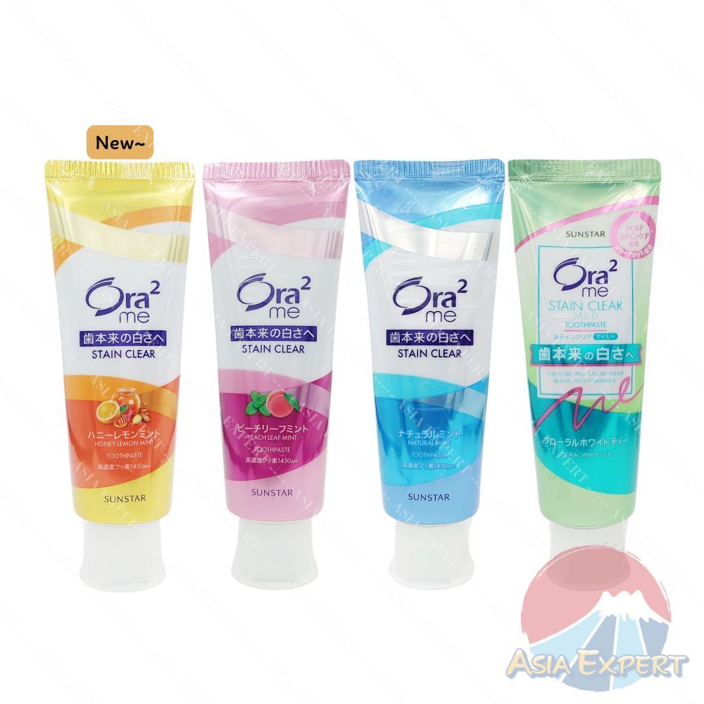 SUNSTAR Ora2 me Stain Clear Toothpaste 130g 4สูตร ยาสีฟันญี่ปุ่น ...
