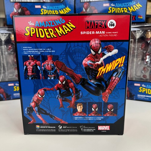 MAFEX No.108 Spider-Man (COMIC PAINT Ver) (Completed) | Shopee