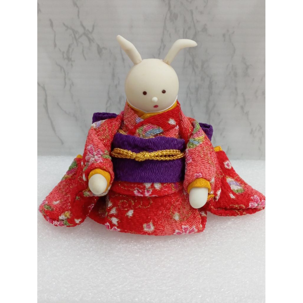 ของแท้ จากญี่ปุ่น ตุ๊กตา กระต่าย ใส่ชุดกิโมโน Japanese Bunny Rabbit ...