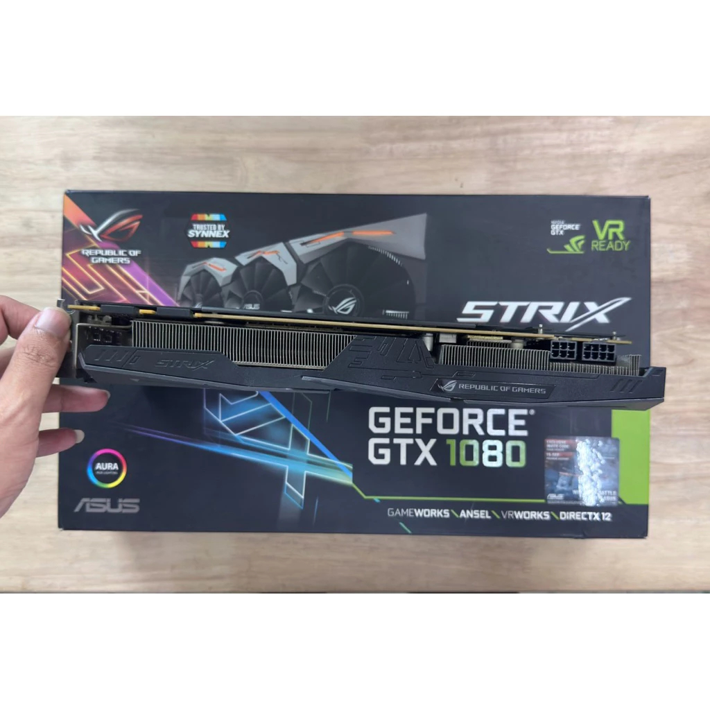 การ์ดจอ มือสอง VGA (การ์ดแสดงผล) ASUS ROG STRIX GEFORCE GTX 1080 - 8GB ...
