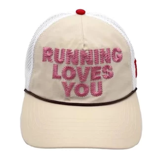 ALEXZONO RUNNING LOVES YOU TRUCKER HAT OG - CREAM