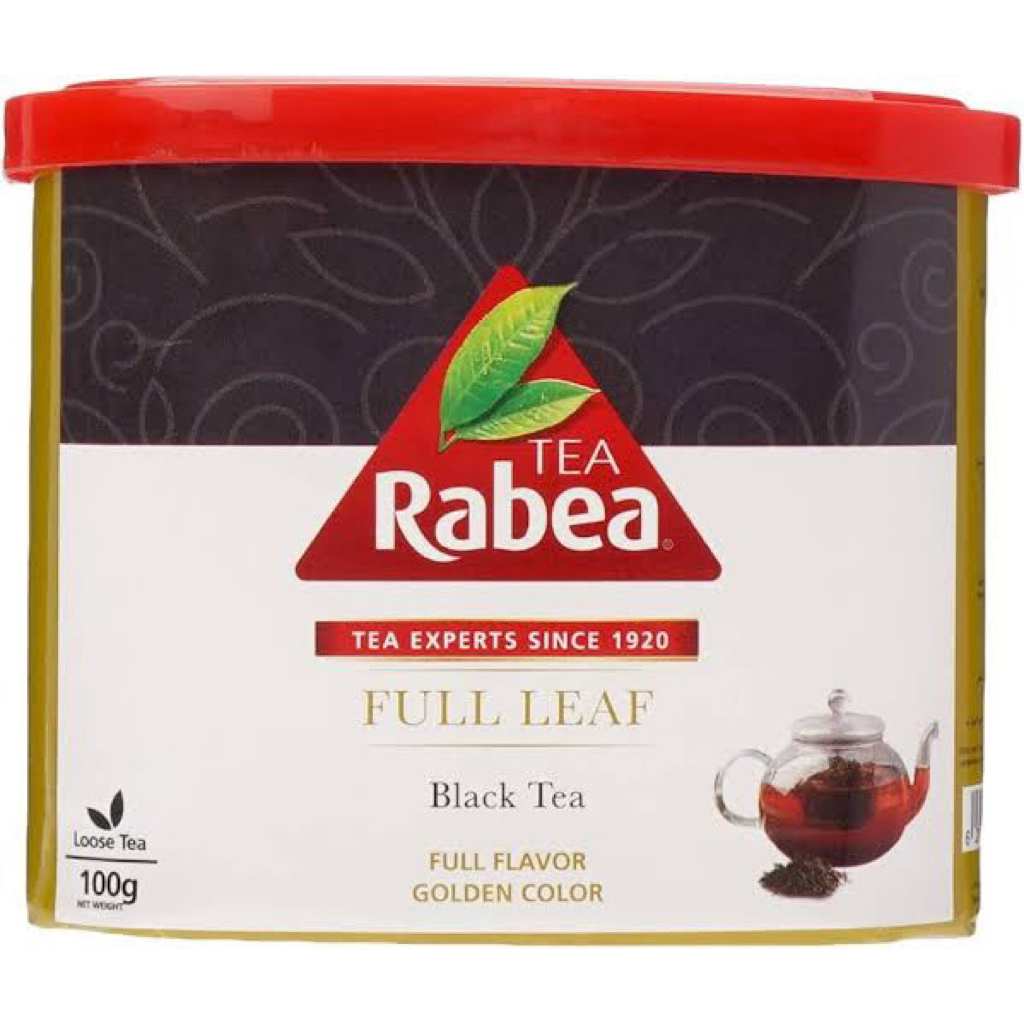 Rabea Tea Full Leaf Black Tea 100g++ชาราบีอะห์ ใบชาดำ 100กรัม | Shopee ...