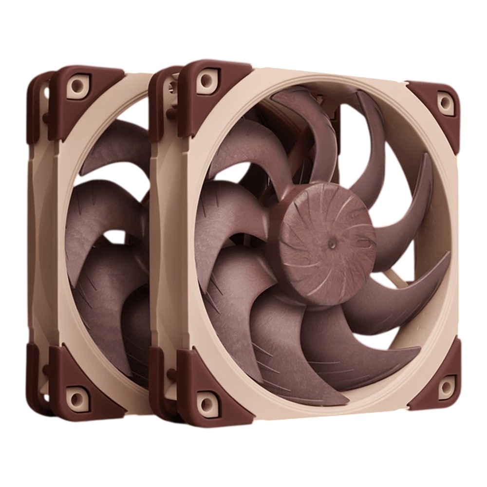 CASE FAN (พัดลมเคส) NOCTUA NF-A12X25 G2 PWM SX2-PP - 120MM 2-PACK BROWN ...