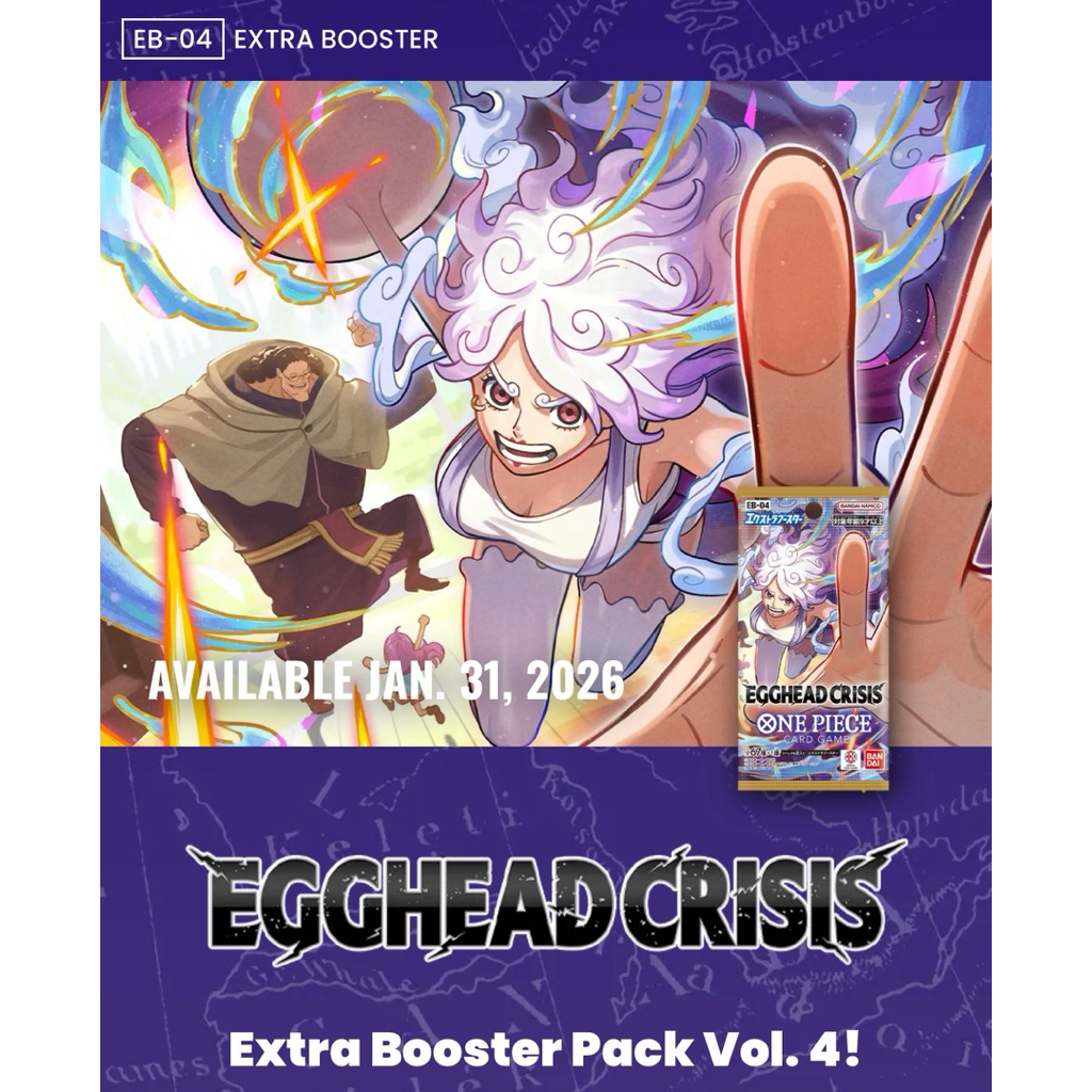 One Piece Card Game Comp CUR SR One Piece Booster Box - Egghead Crisis ...