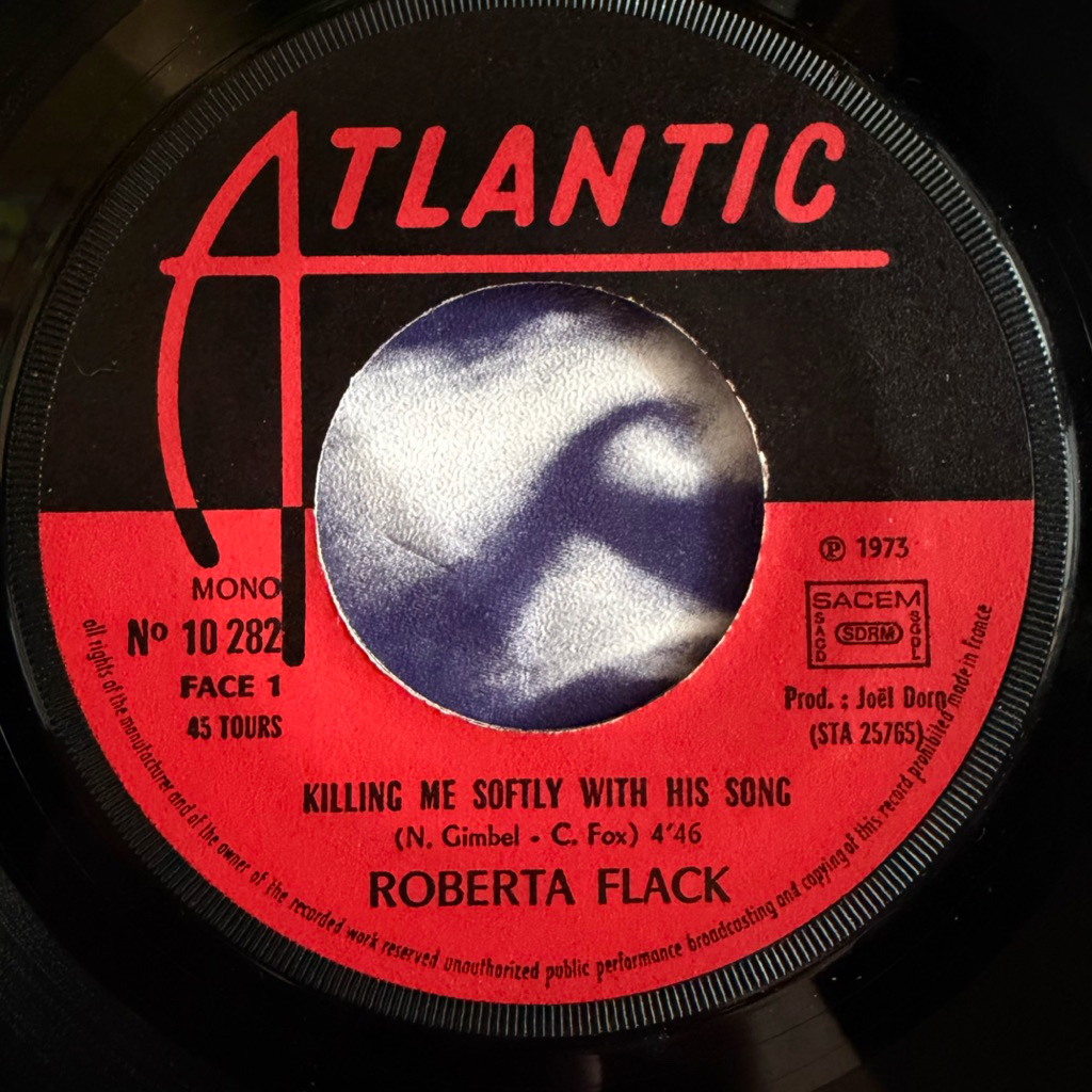 แผ่นเสียง Roberta Flack - Killing me solfly with his song viny lp 7”(G+ ...