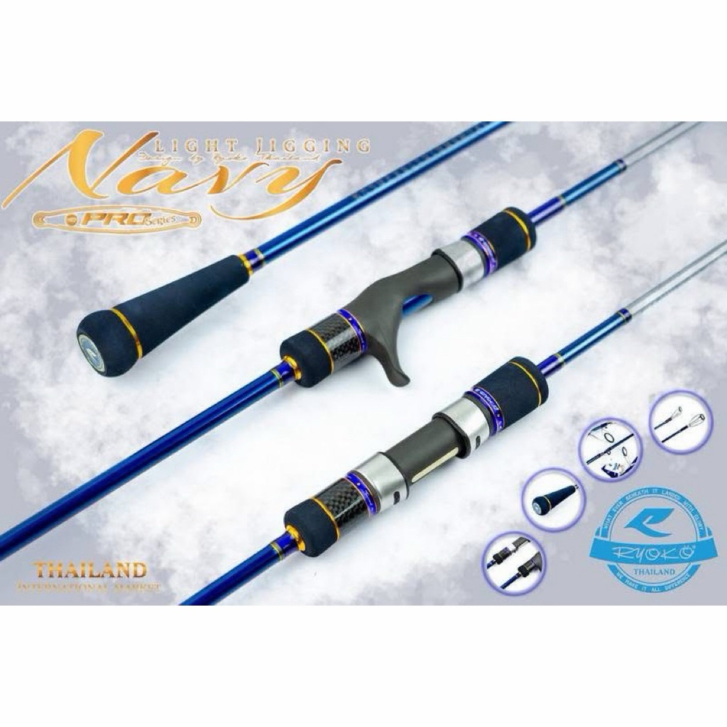 RYOKO NAVY PRO V.2 คันไลท์ จิ๊กกิ้ง Series 2026 For Light Jigging Rod ...