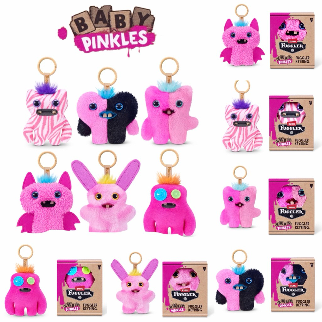 ACTIONCITY - Fuggler Baby Pinkles Series Plush Keychain Blind Box ...