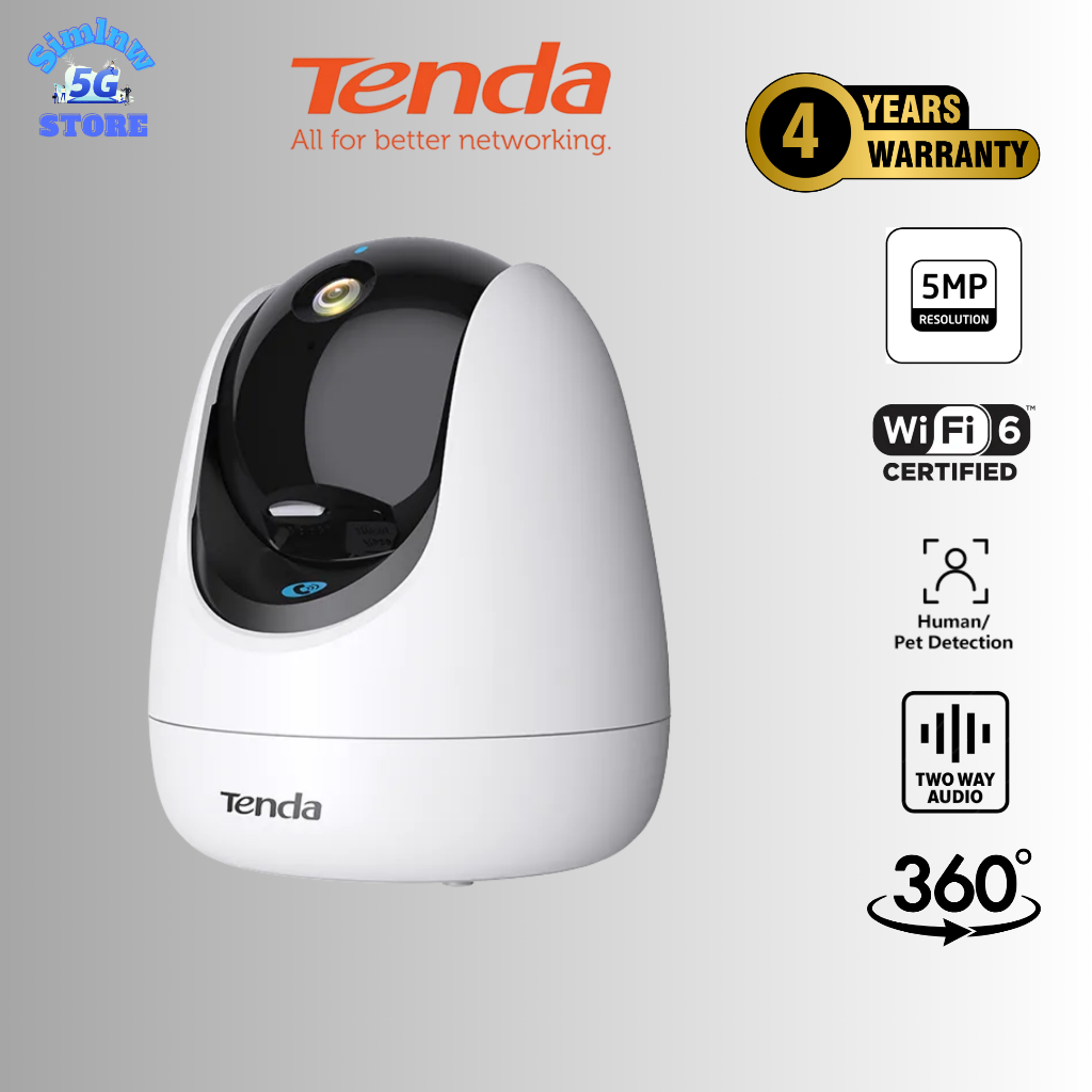 (มีส่งด่วน) Tenda CP7/CH3/CH9 Pan&Tilt Camera กล้องวงจนปิด Indoor ...
