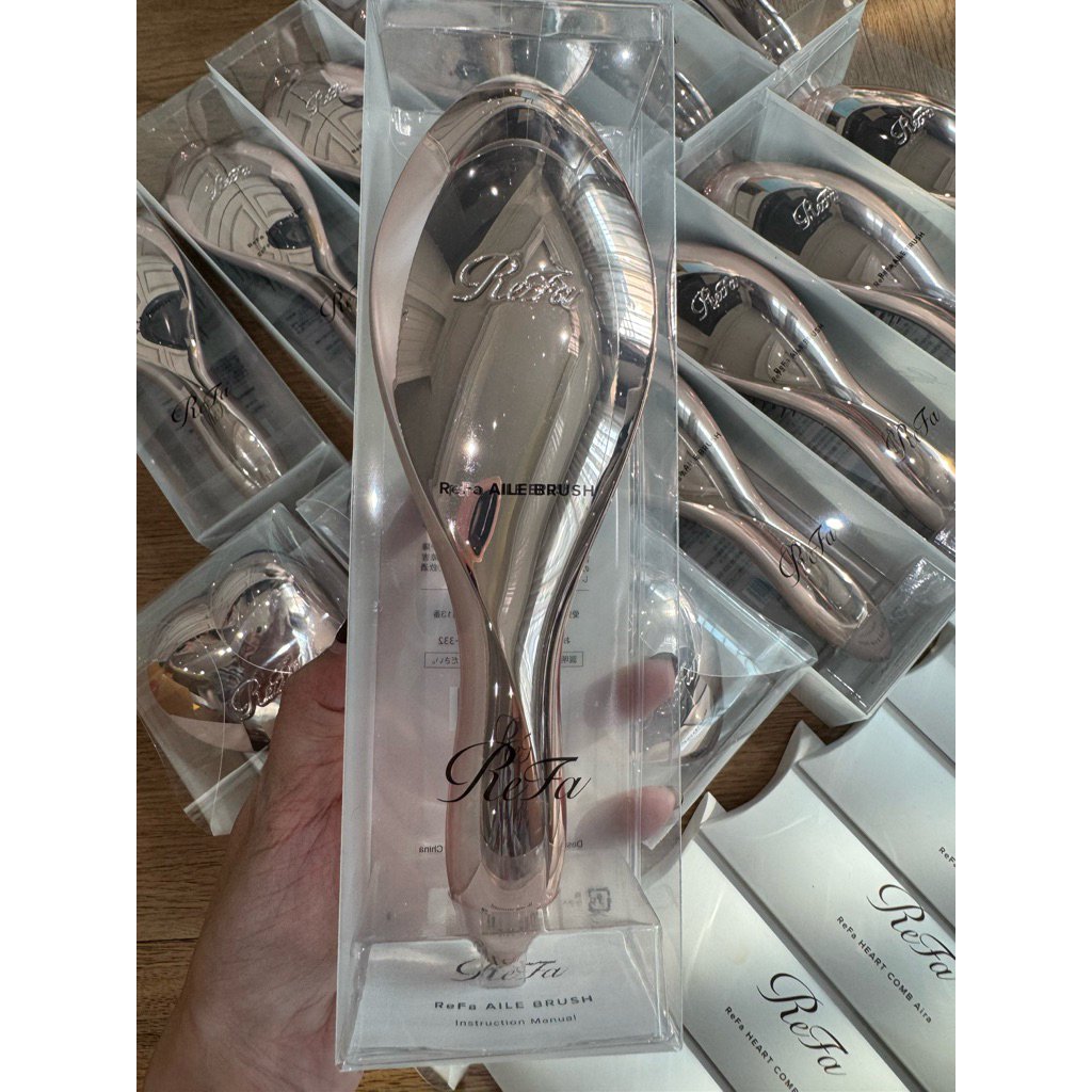 refa หวีของแท้นวัตกรรมจากญี่ปุ่น ผมเงาสวยลดไฟฟ้าสถิต | Shopee Thailand