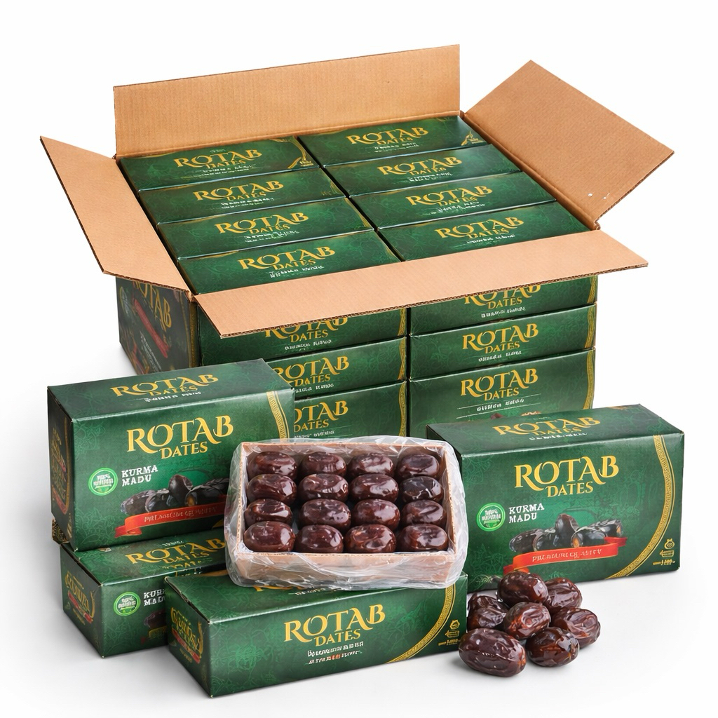 [ยกลัง] ROTAB DATES - 12 กล่อง ขนาด 600 กรัม | Shopee Thailand