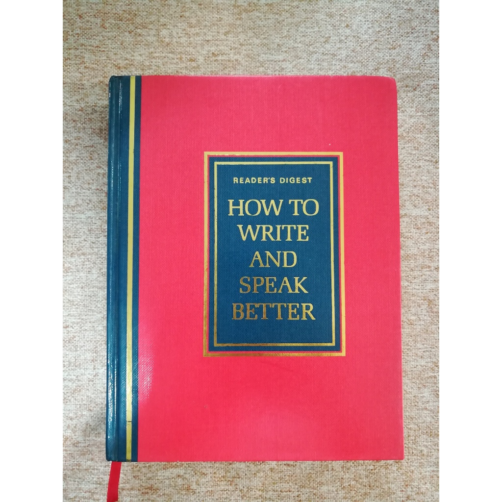 Reader's Digest : How To Write And Speak Better (ภาษาอังกฤษ) ปกแข็ง (B8 ...