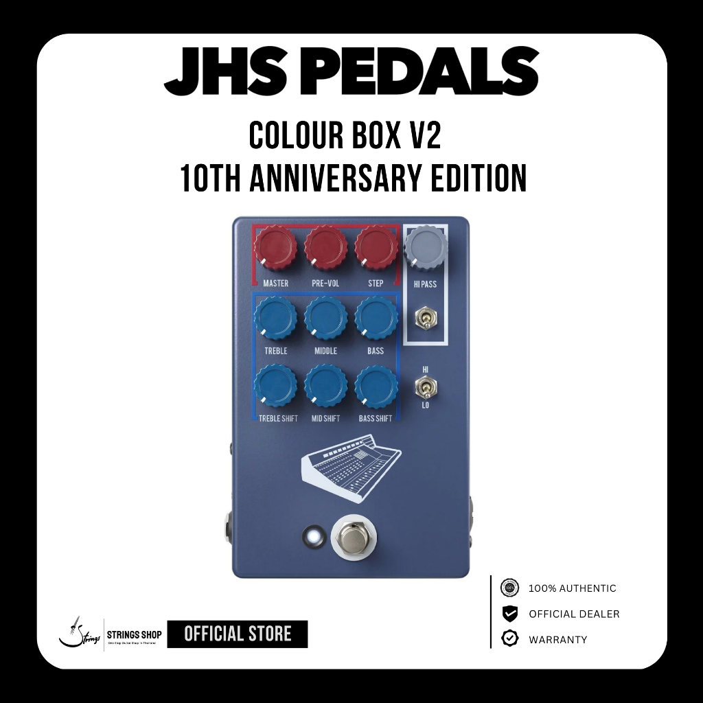 เอฟเฟคกีตาร์ JHS Colour Box V2 Preamp Pedal - 10th Anniversary