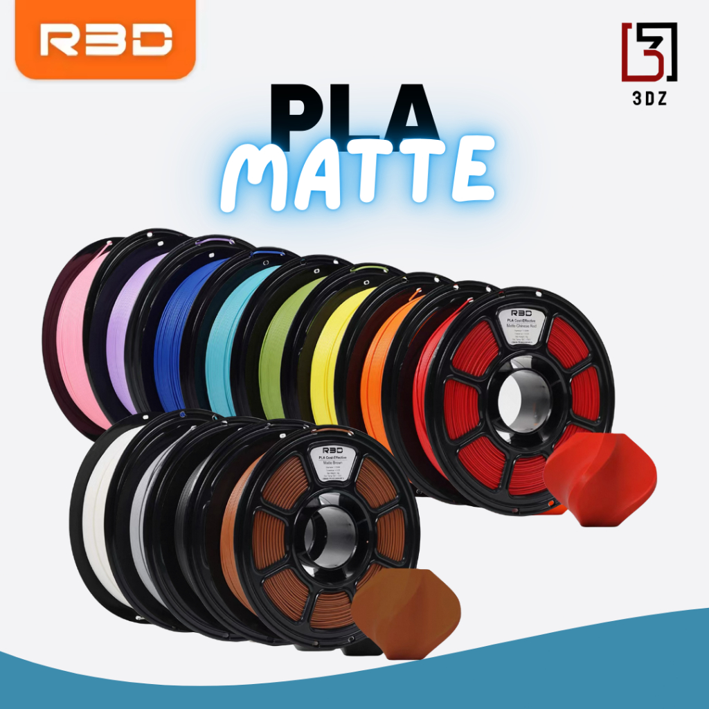 R3D PLA Filament(Matte) เส้นพลาสติก ขนาด 1.75มม. | Shopee Thailand