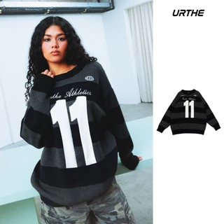 URTHE - เสื้อสเวตเตอร์ Oversize รุ่น NUMBER 11 SWEATER
