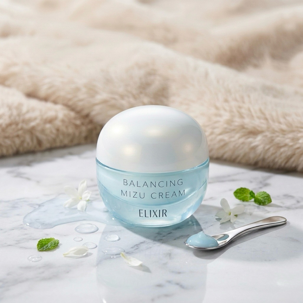 พร้อมส่งในไทย Elixir Balancing Mizu Cream เติมน้ำให้ผิว ปรับสมดุลผิว ...