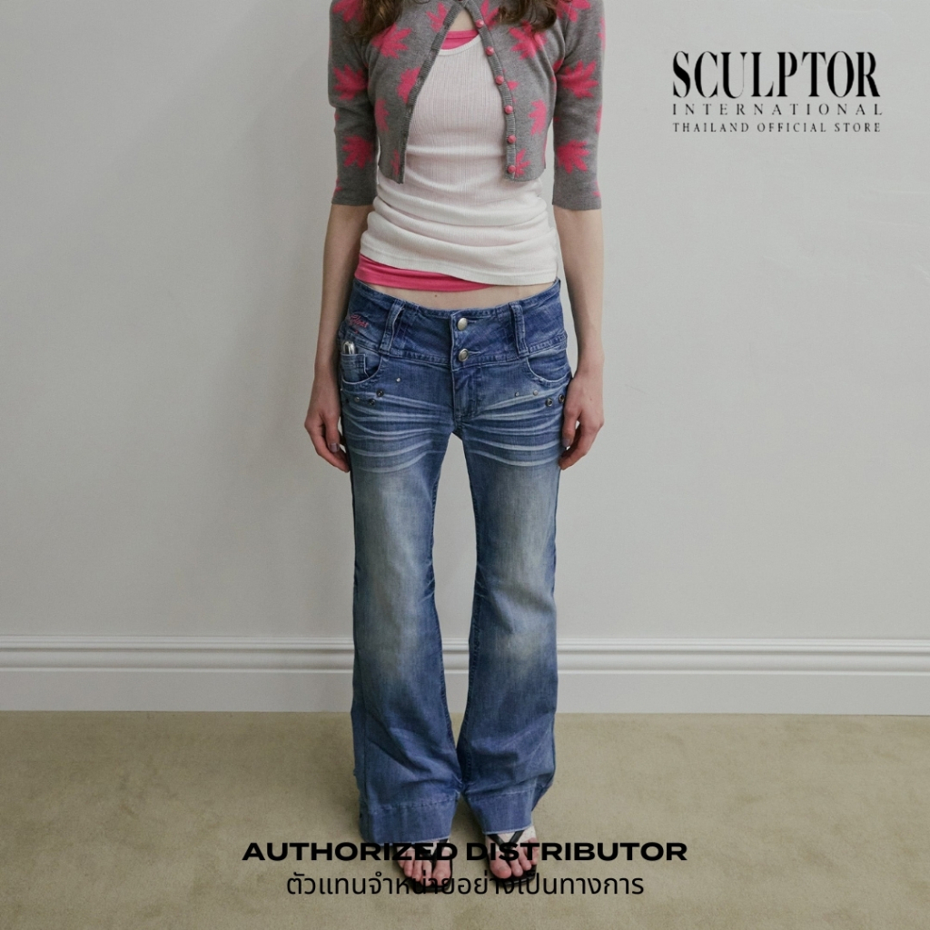 SCULPTOR® กางเกงยีนส์ DIY Bootcut Denim | Shopee Thailand