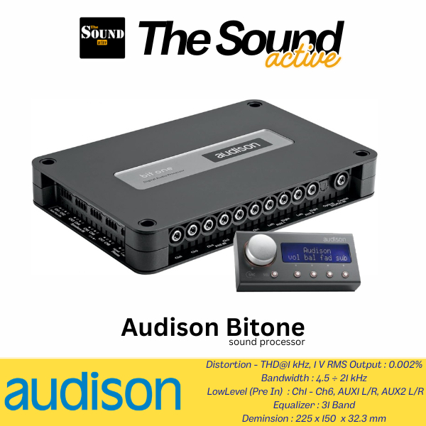 Audison Bit One Digital Audio Processor 8-Channel โปรเซสเซอร์ปรับแต่ง ...