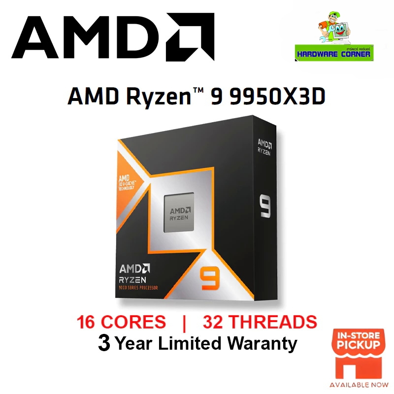 ช้อป CPU AMD Ryzen 9 9950X3D ราคาสุดคุ้ม ได้ง่าย ๆ | Shopee Thailand