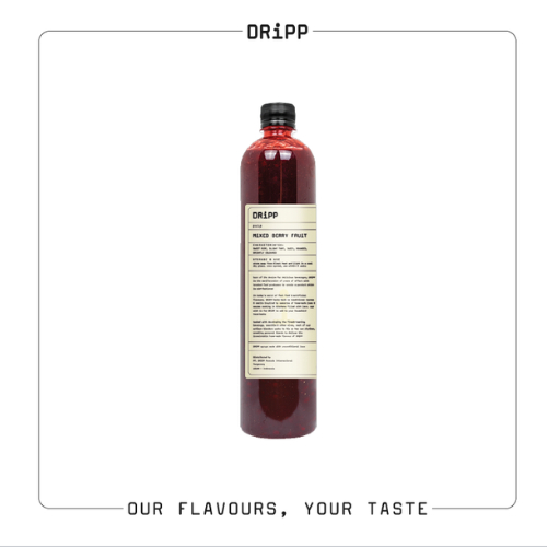 DRiPP Mixed Berry Fruit Pulp 760 ml มิกซ์เบอร์รี่ ฟรุต พัลพ์ ไซรัป (น้ำ ...