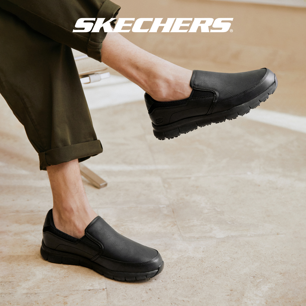 Skechers สเก็ตเชอร์ส รองเท้าทำงานผู้ชาย Men Work Nampa Slip Resistant ...