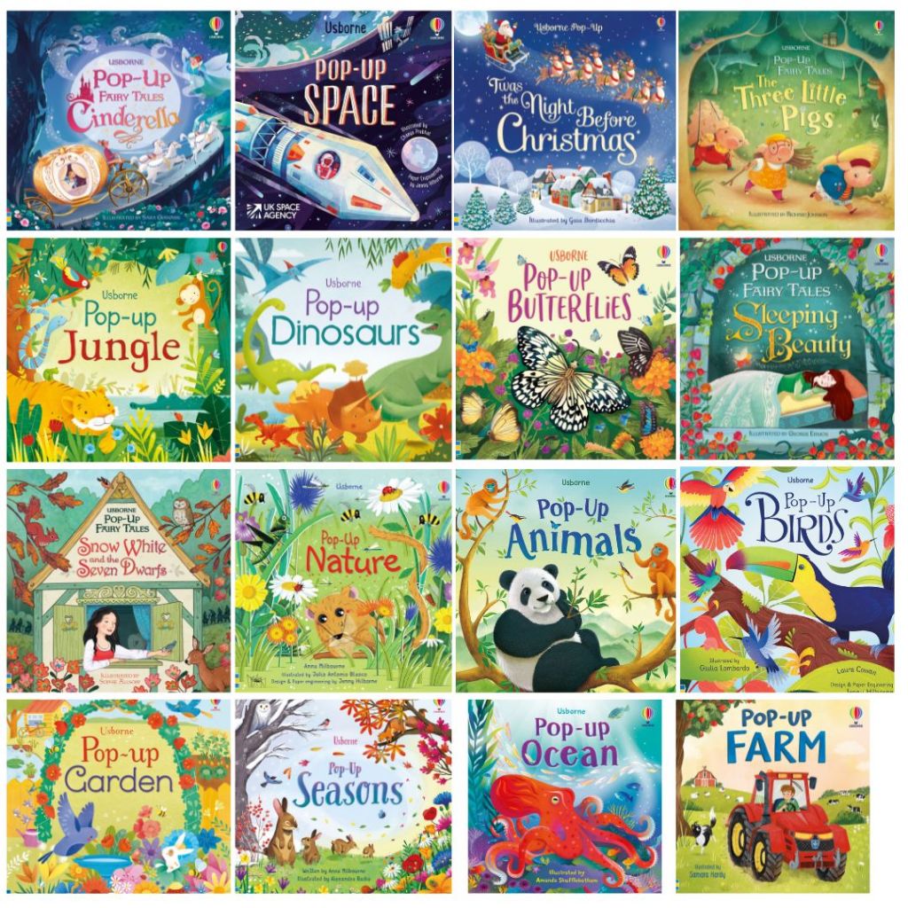หนังสือ Usborne Pop- Up Book Series | Shopee Thailand
