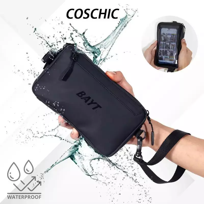 Coschic BAYT กระเป๋าคาดอกกันน้ำ จอสัมผัสได้ ไม่ต้องล้วงมือถือบ่อย (coast กระเป๋า) 2