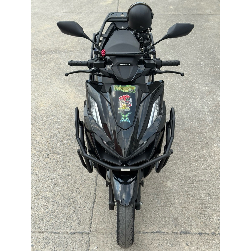 HUK RIDER-แคชบาร์/แร็คท้าย/แร็คข้าง/การ์ดท่อ-HONDA-CLICK160 | Shopee ...