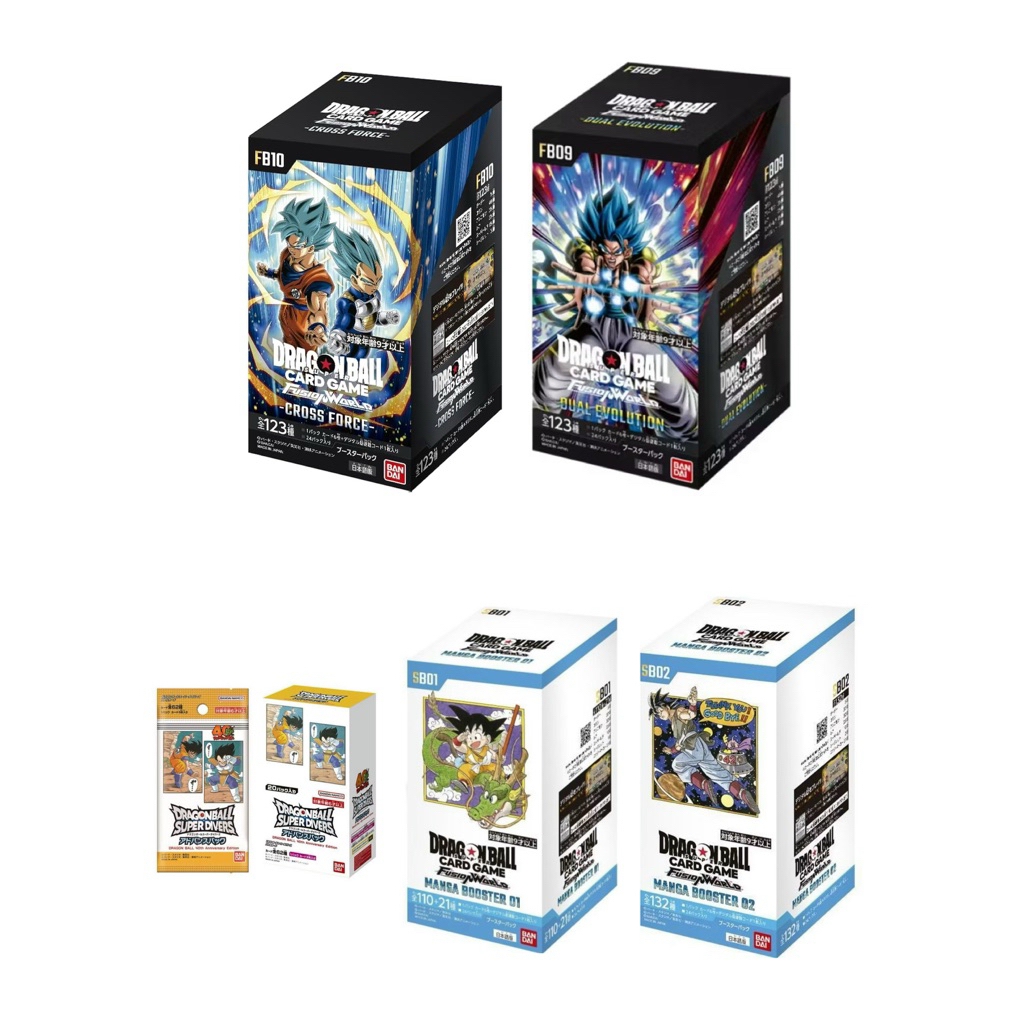 🇯🇵🇹🇭Dragon Ball Card Game Box FB10 SB01 SB02 FB09 40th Anniversary ...