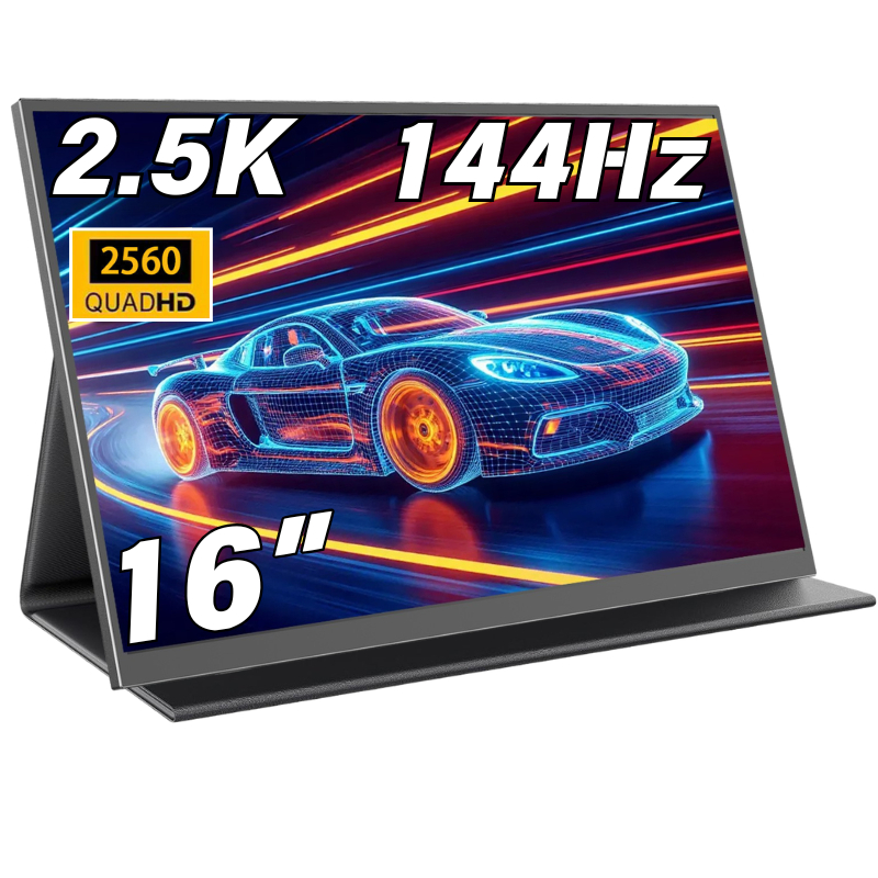 Portable Monitor 2.5K จอมอนิเตอร์พกพา 144Hz บางเฉียบ หน้าจอ 100% sRGB Laptop Monitor Extender Suitable for Work/Games | Shopee Thailand