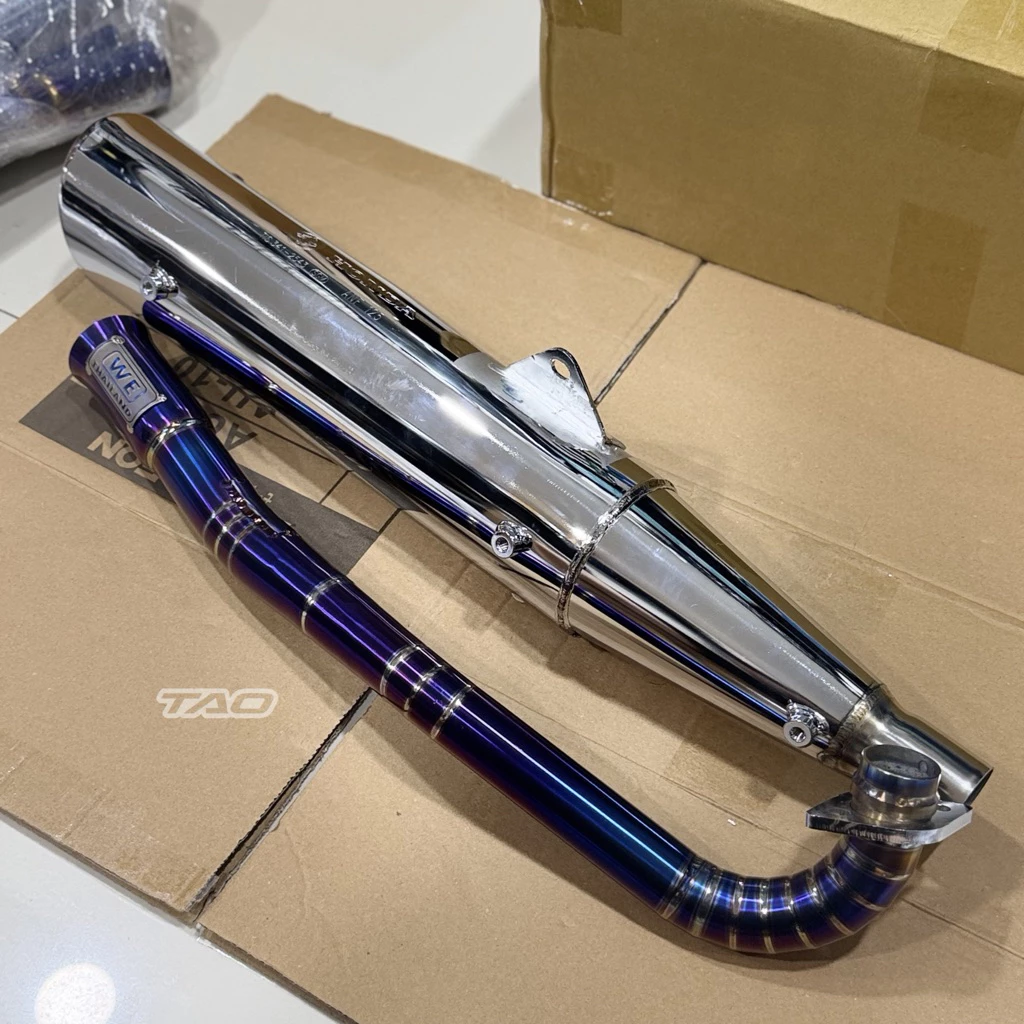 ท่อเวฟ125Rsi ปลายแท้ คอไทเทเนี่ยม WE THAILAND รูปที่ 3