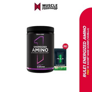 Rule1 Energized Amino Pre-Workout (30 serving) มี 3 รสชาติ