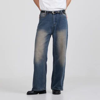 HOMEBOY กางเกงยีนส์ขายาว HB.MAXXI.JEANS คอตตอนโพลี่เอสเตอร์ ใส่ไปทำงานได