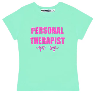 VGH PERSONAL THERAPIST BABY TEE LOGO PINK
