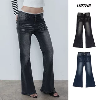 URTHE - กางเกงยีนส์ ขาม้า รุ่น LILITH VIXEN FLARED DENIM - Col. JUIS LILITH