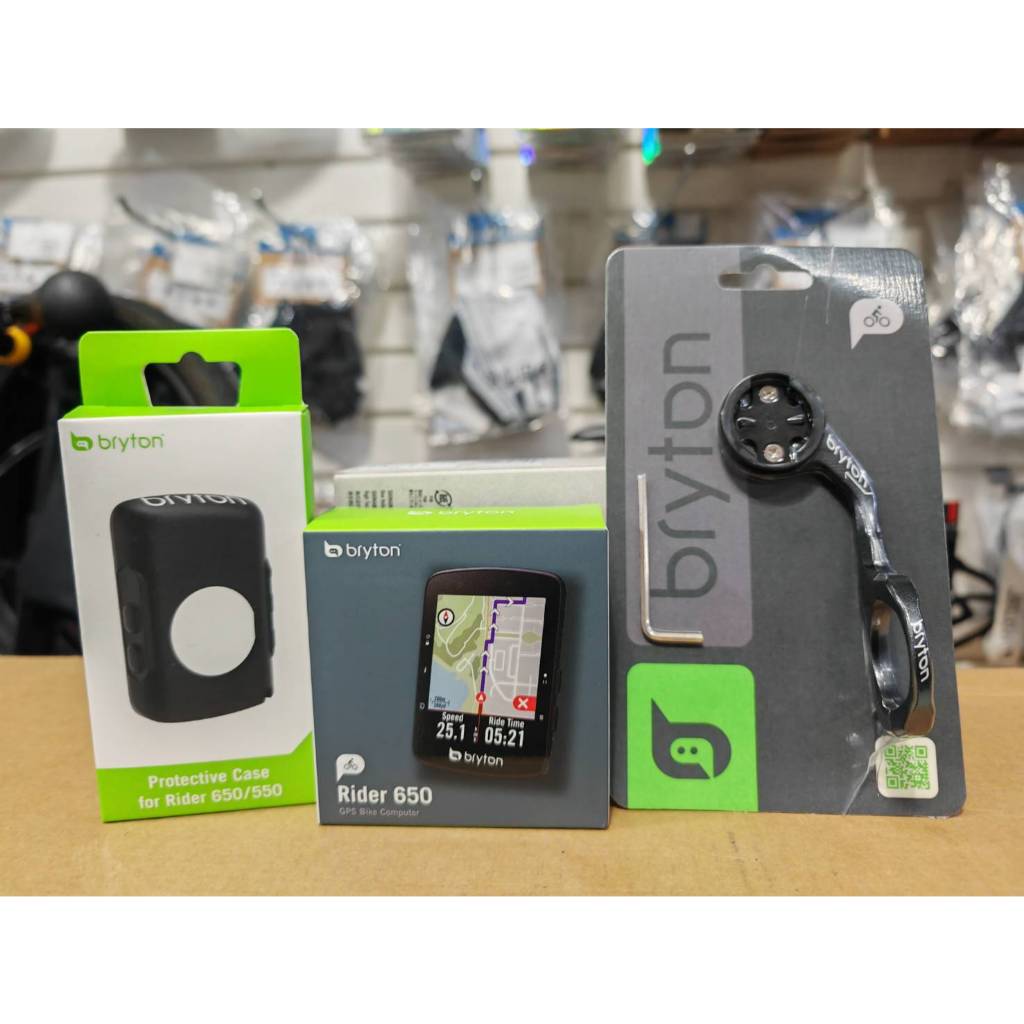 [ประกันไทย] ฟรีเคสและขาจับ ไมล์ Bryton รุ่น Rider 650 ไมล์จักรยาน GPS ...