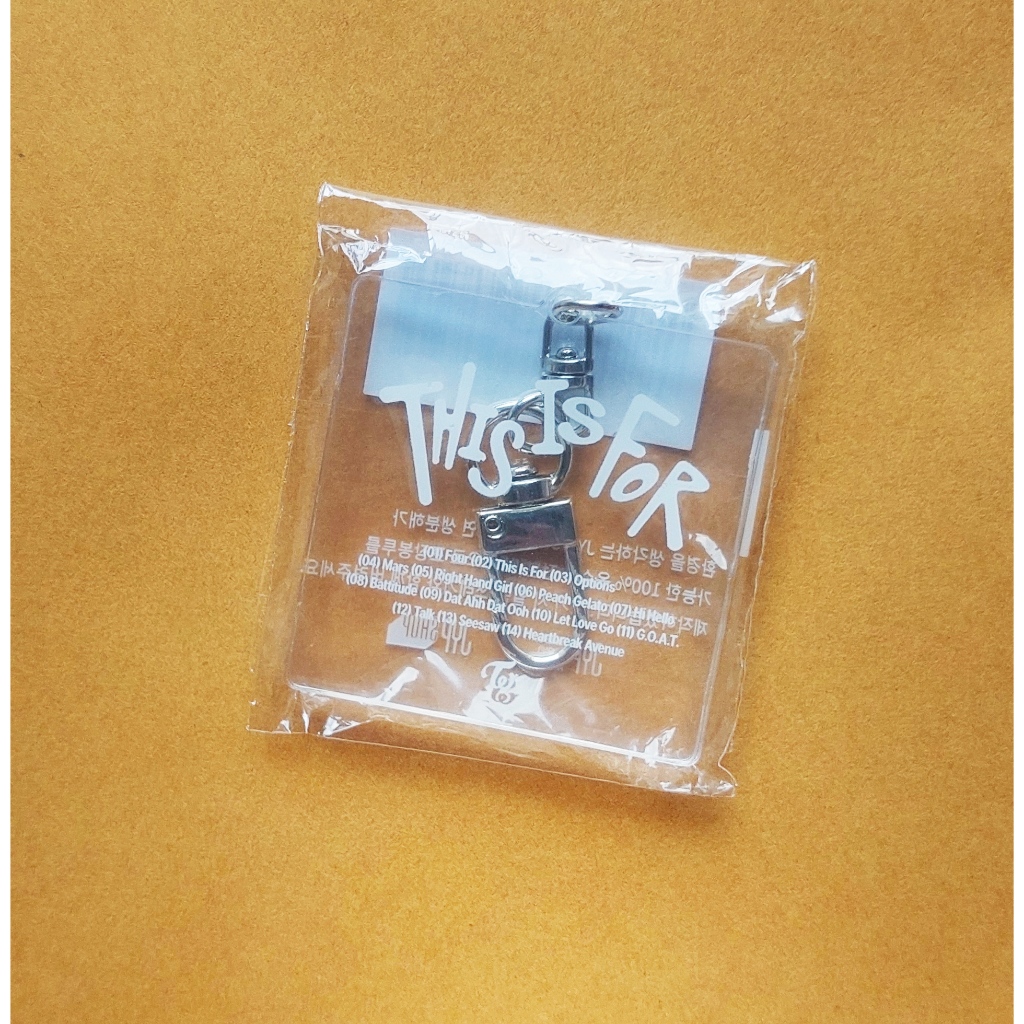 พวงกุญแจ Acrylic Keyring POB จาก FANS SHOP ของแท้ อัลบั้ม TWICE - THIS ...