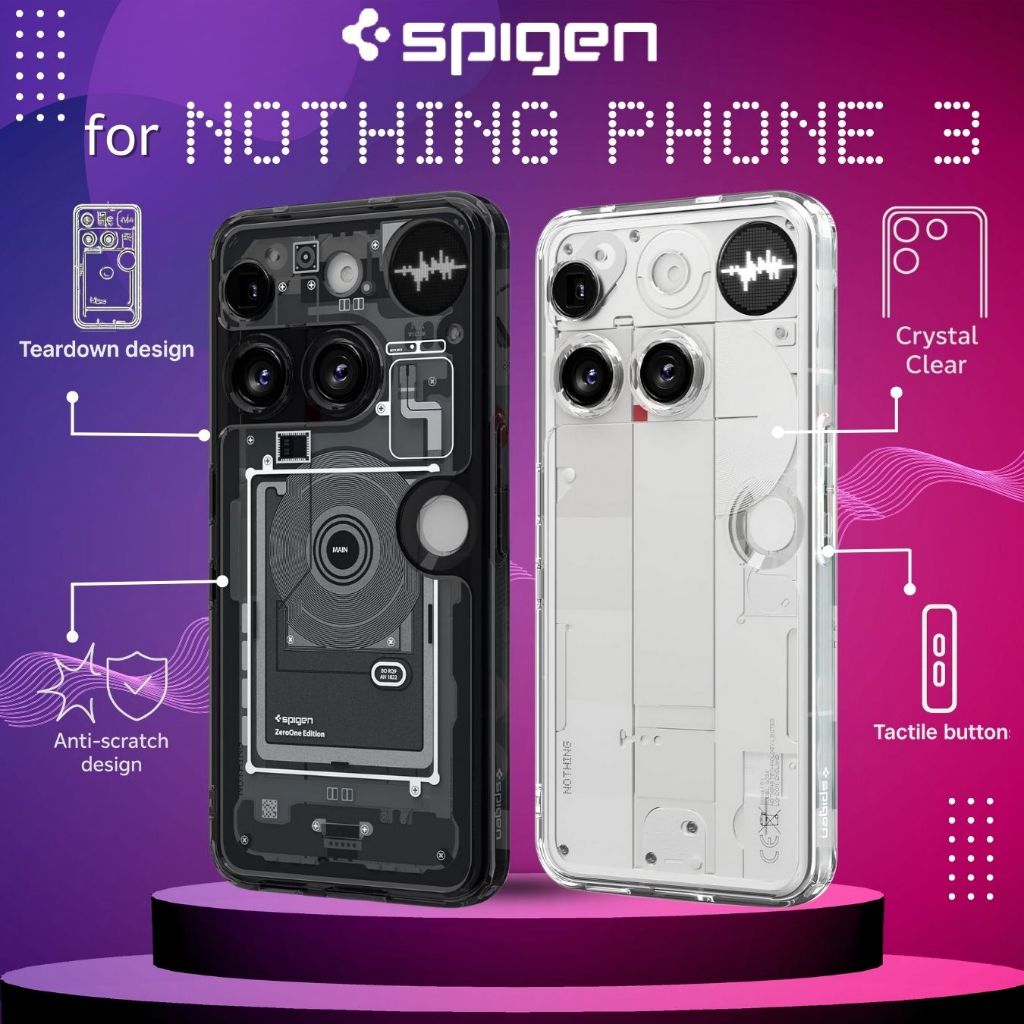 (ส่งทันที) เคส SPIGEN Ultra Hybrid / Zero One สำหรับ Nothing Phone 3 ...