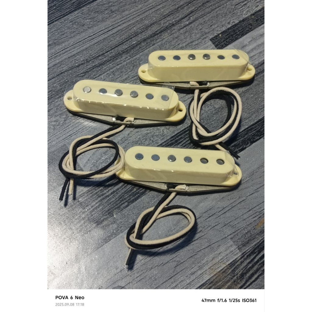 FLEOR Pickup Alnico 5 Pickup Bobina Singola Al Ponte Per Chitarra Asta