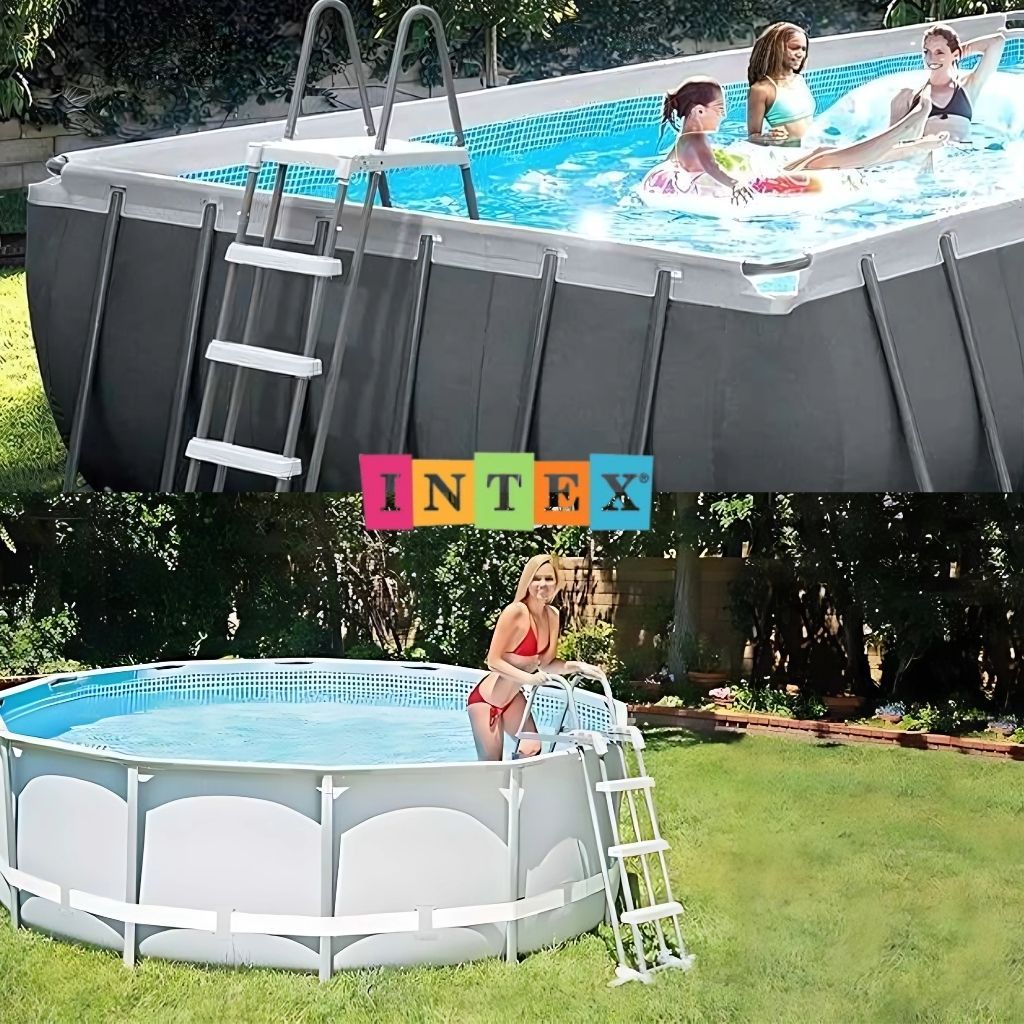 INTEX บันไดขึ้น-ลงสระว่ายน้ำ รุ่น Deluxe Pool Ladder with Removable ...