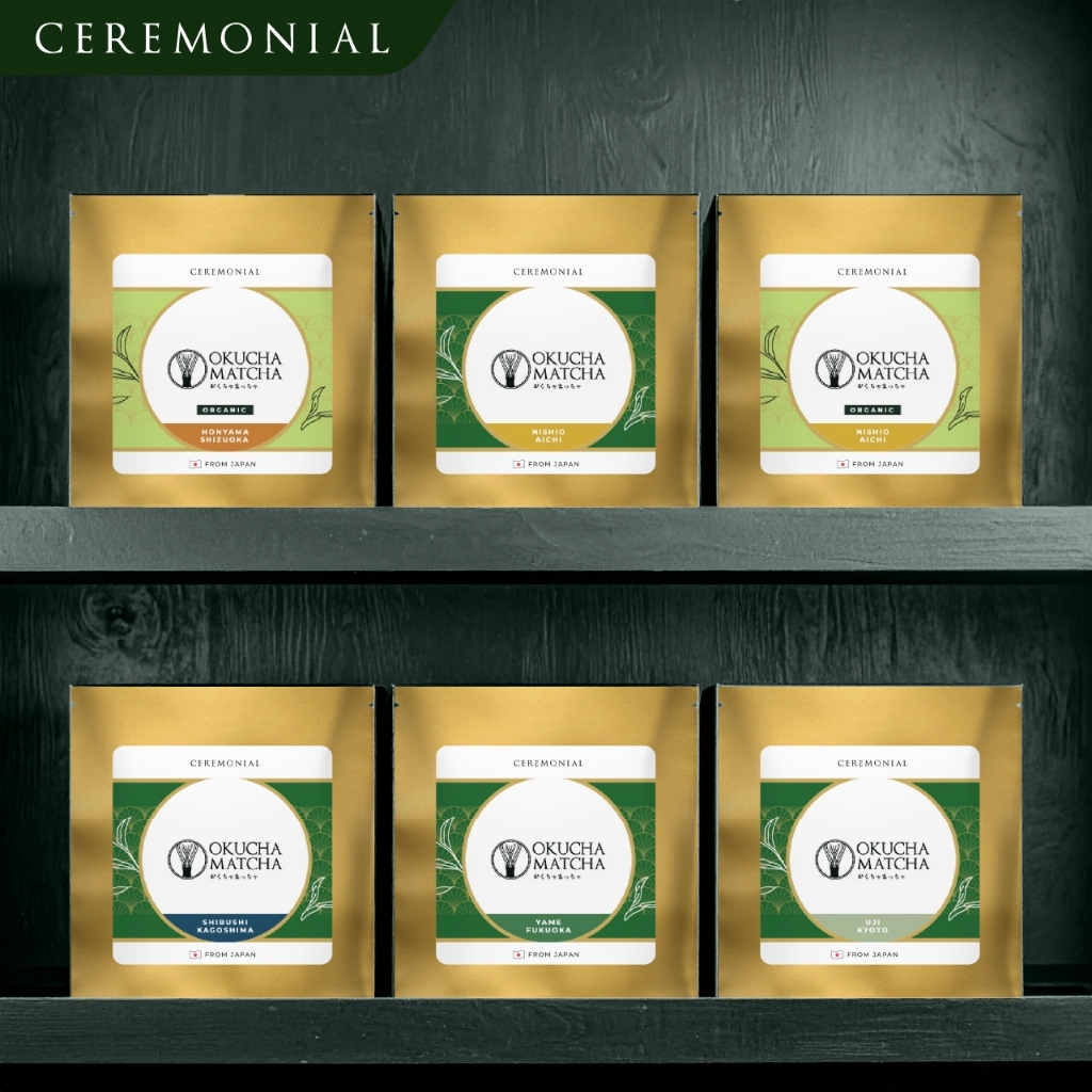 OKUCHA MATCHA มัทฉะชาเขียว (Matcha) ขนาดทดลอง 4g นำเข้าญี่ปุ่น เกรด ...