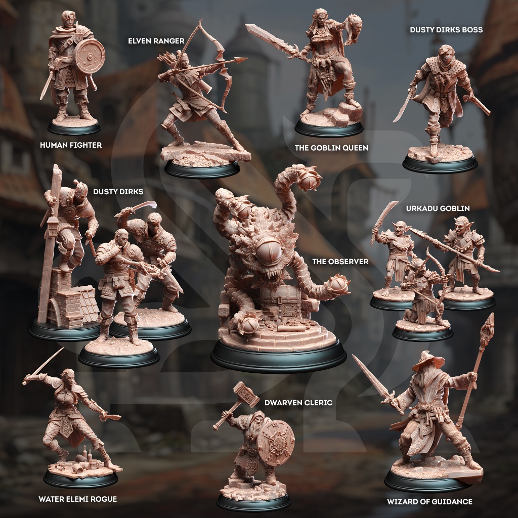 Adventure Calls - โมเดลสำหรับ DnD miniature,[Made to order ส่งพัสดุ ...