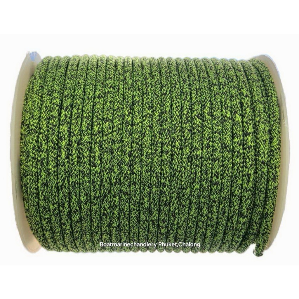 เชือกโพลีเอสเตอร์10มิล Rope Polyester32 Strand Braided Cover + 8 Strand ...