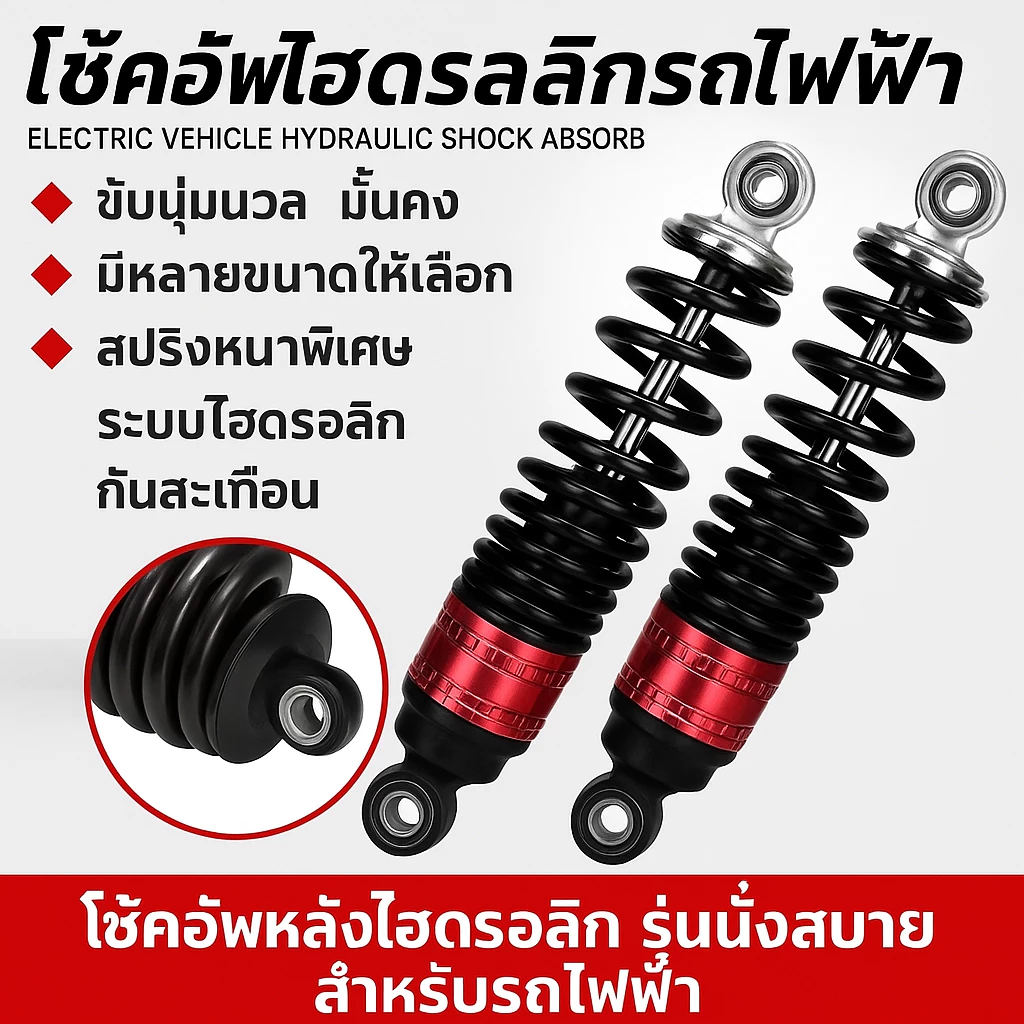 K-TOPS โช๊คหลังเวฟ 310มิล สำหรับ Honda Wave 110i/250/270/290 รูปที่ 3
