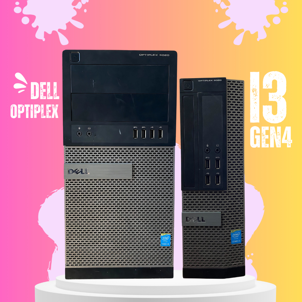 Dell Optiplex I3-Gen4 | RAM 8GB | Second Hand พร้อมสาย AC 1 เส้น ...