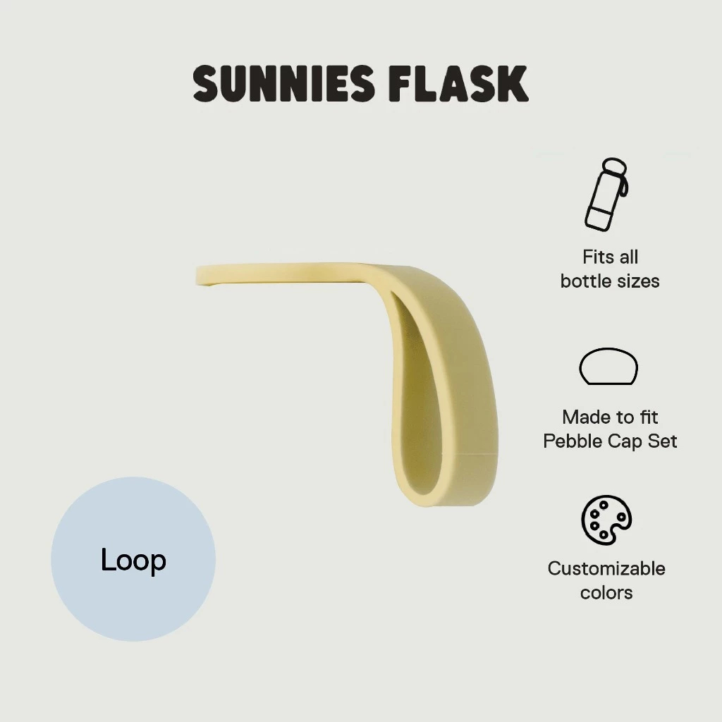 Sunnies Flask Pebble Cap Loop (สายคล้องกระบอกน้ำปรับแต่งได้) | Shopee ...
